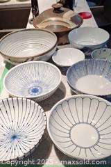 MaxSold Auction: Ceramic Bowls with Brown Glazed Donabe  B - Ottawa (Ontario, Canada) PARTNER MANAGED Downsizing Online Auction - Coast Circle