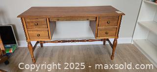 MaxSold Auction: Sabistons Wooden Writing/Office Desk  C - Ottawa (Ontario, Canada) PARTNER MANAGED Downsizing Online Auction - Coast Circle