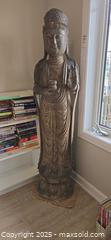 MaxSold Auction: Standing Buddha/Guanyin Metal Statue, Stone Antique Finish  C - Ottawa (Ontario, Canada) PARTNER MANAGED Downsizing Online Auction - Coast Circle