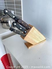 MaxSold Auction: Block with cutting utensils - Toronto (Ontario, Canada) SELLER MANAGED Estate Sale Online Auction - Tweedsmuir Avenue (CONDO)