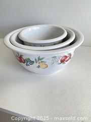 MaxSold Auction: Set of three bowls  - Toronto (Ontario, Canada) SELLER MANAGED Estate Sale Online Auction - Tweedsmuir Avenue (CONDO)