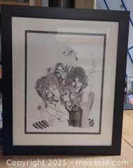 MaxSold Auction: Elaine Long — &#39;The Beatles&#39; Pen and Ink on Paper framed under glass art - Toronto (Ontario, Canada) PARTNER MANAGED Reseller Online Auction - Queen Street West