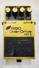 MaxSold Auction: Vintage BOSS Turbo Ocerdrife - Toronto (Ontario, Canada) PARTNER MANAGED Reseller Online Auction - Queen Street West