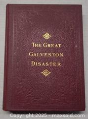 MaxSold Auction: Vintage hardcover book THE GREAT GALVESTON DISASTER by Paul Lester (1900) - Toronto (Ontario, Canada) PARTNER MANAGED Reseller Online Auction - Queen Street West