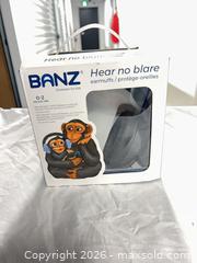 MaxSold Auction: BANZ Hear No Blare Earmuffs, Infant 0-2 Years, Blue - Toronto (Ontario, Canada) SELLER MANAGED Downsizing Online Auction - Duncan Mills Road (STORAGE)