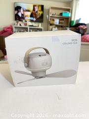 MaxSold Auction: Ceiling Fan M35, 3-Blade, White / Light Neutral - Toronto (Ontario, Canada) SELLER MANAGED Downsizing Online Auction - Duncan Mills Road (STORAGE)