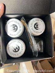 MaxSold Auction: Cocktail / Barware Kit (Boxed) — Dark Gray with Gold Label - Toronto (Ontario, Canada) SELLER MANAGED Downsizing Online Auction - Duncan Mills Road (STORAGE)