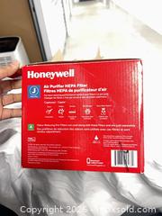 MaxSold Auction: Honeywell HEPA Replacement Filter J (Filter J) - 1 Boxed Filter - Toronto (Ontario, Canada) SELLER MANAGED Downsizing Online Auction - Duncan Mills Road (STORAGE)