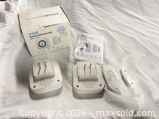 MaxSold Auction: SANJIE MC01 Wireless Door Chime & Door Sensor Kit - Toronto (Ontario, Canada) SELLER MANAGED Downsizing Online Auction - Duncan Mills Road (STORAGE)