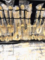 MaxSold Auction: Brand New Vintage Gold-Plated Flatware Set - Toronto (Ontario, Canada) SELLER MANAGED Estate Sale Online Auction -  Lunness Road