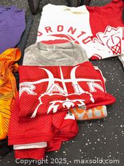 MaxSold Auction: Raptors playoff fans tshirts and work out clothes sizes medium and large  - Toronto (Ontario, Canada) SELLER MANAGED Estate Sale Online Auction -  Lunness Road