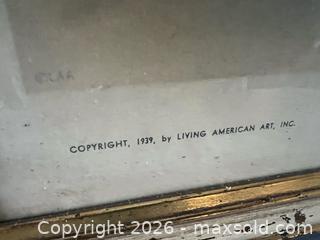 MaxSold Auction: 1939 Vintage Georgina Klitgaard Daisies Art Print of Painting - Framed  - Stoughton (Massachusetts, USA) SELLER MANAGED Downsizing Online Auction - West Street