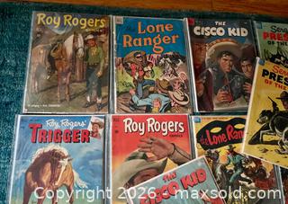 MaxSold Auction: 1950s Vintage Comic Book Lot - Wild West, Various  - Stoughton (Massachusetts, USA) SELLER MANAGED Downsizing Online Auction - West Street
