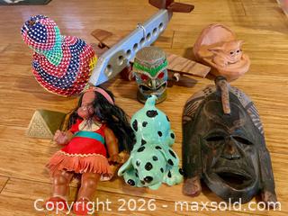 MaxSold Auction: African Egyptian Indigenous American decor lot  - Stoughton (Massachusetts, USA) SELLER MANAGED Downsizing Online Auction - West Street