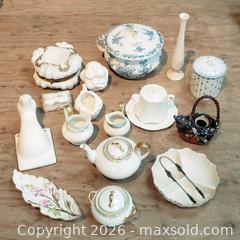 MaxSold Auction: Antique Porcelain and China Items - Stoughton (Massachusetts, USA) SELLER MANAGED Downsizing Online Auction - West Street