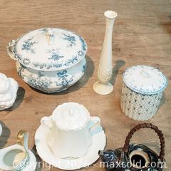 MaxSold Auction: Antique Porcelain and China Items - Stoughton (Massachusetts, USA) SELLER MANAGED Downsizing Online Auction - West Street