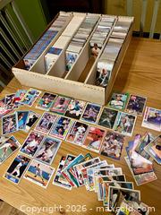 MaxSold Auction: Baseball Card Flat Lot Various Years and Brands   - Stoughton (Massachusetts, USA) SELLER MANAGED Downsizing Online Auction - West Street