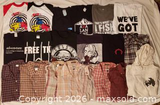 MaxSold Auction: Men's Vintage Shirts, T-Shirts & More - Stoughton (Massachusetts, USA) SELLER MANAGED Downsizing Online Auction - West Street