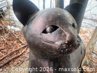 MaxSold Auction: Metal Cat Flower Box Planter Container  - Stoughton (Massachusetts, USA) SELLER MANAGED Downsizing Online Auction - West Street