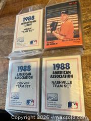 MaxSold Auction: MLB Sealed Minor League Baseball Card Team Sets  - Stoughton (Massachusetts, USA) SELLER MANAGED Downsizing Online Auction - West Street