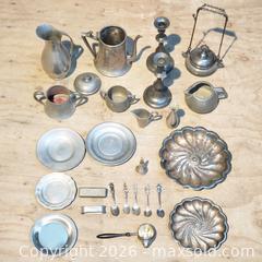MaxSold Auction: Pewter & Metal Lot - Stoughton (Massachusetts, USA) SELLER MANAGED Downsizing Online Auction - West Street