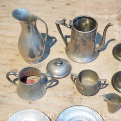 MaxSold Auction: Pewter & Metal Lot - Stoughton (Massachusetts, USA) SELLER MANAGED Downsizing Online Auction - West Street