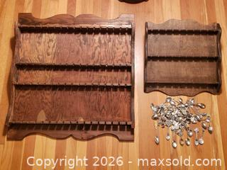 MaxSold Auction: Souvenir Spoon & Display Lot - Stoughton (Massachusetts, USA) SELLER MANAGED Downsizing Online Auction - West Street