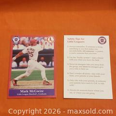 MaxSold Auction: Vintage Baseball Cards - Mark McGwire 1998 Little League Lot of 25 - Stoughton (Massachusetts, USA) SELLER MANAGED Downsizing Online Auction - West Street