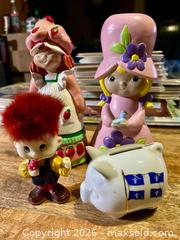 MaxSold Auction: Vintage Coin Banks and Piggy Bank Figurine Lot  - Stoughton (Massachusetts, USA) SELLER MANAGED Downsizing Online Auction - West Street