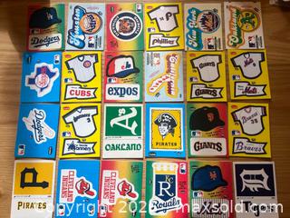 MaxSold Auction: Vintage Fleer Baseball Card Early 80s Stickers  - Stoughton (Massachusetts, USA) SELLER MANAGED Downsizing Online Auction - West Street