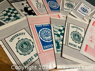 MaxSold Auction: Vintage Ivy League College Book Covers Ephemera  - Stoughton (Massachusetts, USA) SELLER MANAGED Downsizing Online Auction - West Street