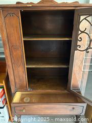 MaxSold Auction: China cabinet - Stone Mills (Ontario, Canada) SELLER MANAGED Downsizing Online Auction - Main Street Newburgh (STORAGE)