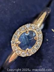 MaxSold Auction: Certified 10K(2.02g)Sapphire(0.40ct) - Toronto (Ontario, Canada) PARTNER MANAGED Downsizing Online Auction - Queen Street East