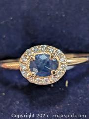 MaxSold Auction: Certified 10K(2.02g)Sapphire(0.40ct) - Toronto (Ontario, Canada) PARTNER MANAGED Downsizing Online Auction - Queen Street East