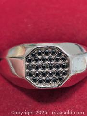 MaxSold Auction: Silver(9.51g)Black Diamond Ring,size 10 - Toronto (Ontario, Canada) PARTNER MANAGED Downsizing Online Auction - Queen Street East