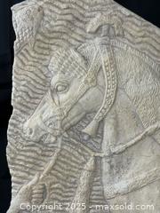 MaxSold Auction: Assyrian cavalry horse relief wall plaque, stamped Metropolitan Museum of Art - Menlo Park (California, USA) SELLER MANAGED Downsizing Online Auction - Henderson Place