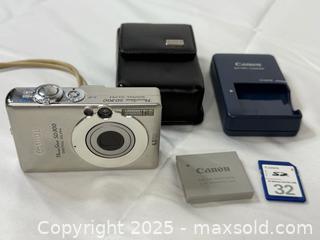 MaxSold Auction: Canon PowerShot SD300 Digital ELPH camera. - Menlo Park (California, USA) SELLER MANAGED Downsizing Online Auction - Henderson Place