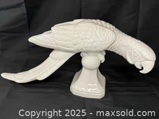 MaxSold Auction: Vintage Large Fitz &#38; Floyd Blanc de Chine porcelain parrot figurine - Menlo Park (California, USA) SELLER MANAGED Downsizing Online Auction - Henderson Place