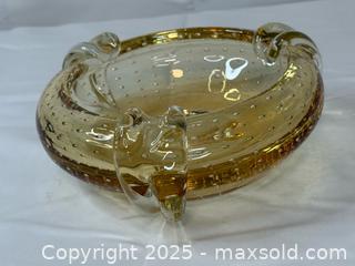 MaxSold Auction: Vintage Murano Art Glass Ashtray or Bowl - Menlo Park (California, USA) SELLER MANAGED Downsizing Online Auction - Henderson Place