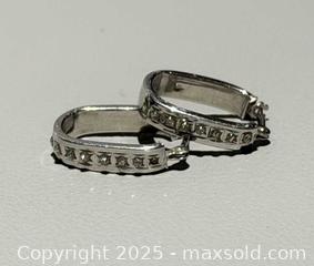 MaxSold Auction: 14K White Gold Earring - Marked  - Toronto (Ontario, Canada) PARTNER MANAGED Reseller Online Auction - Queen Street West.