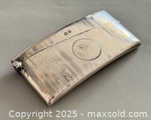 MaxSold Auction: Antique Art Deco English STERLING SILVER Card Holder Case - Hallmarked  - Toronto (Ontario, Canada) PARTNER MANAGED Reseller Online Auction - Queen Street West.