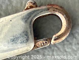 MaxSold Auction: Italian 925 Silver Bracelet - Marked  - Toronto (Ontario, Canada) PARTNER MANAGED Reseller Online Auction - Queen Street West.