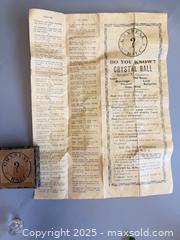 MaxSold Auction: Vintage &#34;Crystal Ball&#34; Fortune-Telling Game / Fortune Tellers Crystal Dice in Original Box - Toronto (Ontario, Canada) PARTNER MANAGED Reseller Online Auction - Queen Street West.