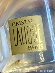 MaxSold Auction: Vintage French Signed Lalique Crystal Owl Paperweight with Original Label  - Toronto (Ontario, Canada) PARTNER MANAGED Reseller Online Auction - Queen Street West.