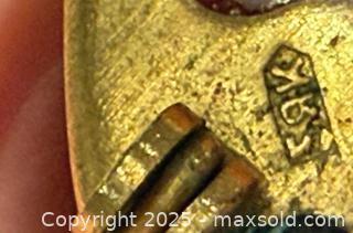 MaxSold Auction: Vintage Russian 8K Yellow Gold Baltic Amber Bug Brooch - Marked  - Toronto (Ontario, Canada) PARTNER MANAGED Reseller Online Auction - Queen Street West.