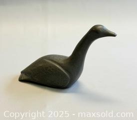 MaxSold Auction: Vintage Signed Inuit Carved Stone Loon Sculpture  - Toronto (Ontario, Canada) PARTNER MANAGED Reseller Online Auction - Queen Street West.