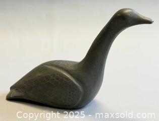 MaxSold Auction: Vintage Signed Inuit Carved Stone Loon Sculpture  - Toronto (Ontario, Canada) PARTNER MANAGED Reseller Online Auction - Queen Street West.