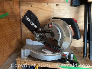 MaxSold Auction: Craftsman Compound Miter Saw (Corded Electric) - Prince Edward (Ontario, Canada) PARTNER MANAGED Downsizing Online Auction - Conger Drive