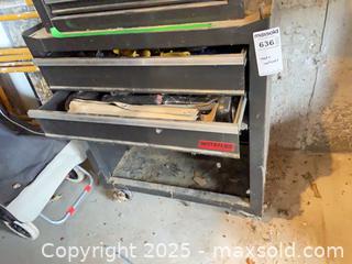 MaxSold Auction: Grey Steel 3-Drawer Bench-Top Tool Chest with Assorted Tools - Prince Edward (Ontario, Canada) PARTNER MANAGED Downsizing Online Auction - Conger Drive