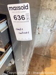 MaxSold Auction: Grey Steel 3-Drawer Bench-Top Tool Chest with Assorted Tools - Prince Edward (Ontario, Canada) PARTNER MANAGED Downsizing Online Auction - Conger Drive